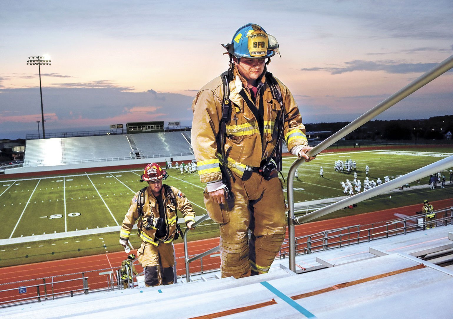 Firefighters hold stair climb to honor 9/11 heroes